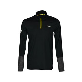 BABOLAT CORE 1/2 ZIP MEN Crna/Siva