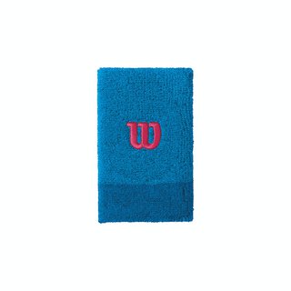 WILSON EXTRA WIDE W WRISTBAND Blau
