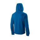 WILSON SCRIPT COTTON PO HOODY M Blau