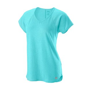 WILSON TRAINING V-NECK TEE W Island Paradise