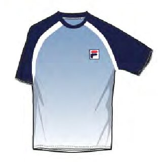 FILA T-SHIRT LENNY Peacoat Blue/White/Placid Blue
