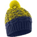 SALOMON POLY BEANIE Night Sky/Golden Palm