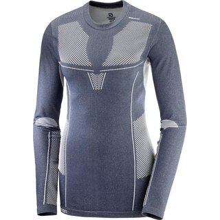 SALOMON PRIMO WARM SEAMLESS TEE W Night Sky