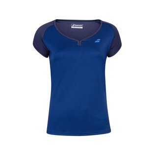 BABOLAT PLAY CAP SLEEVE TOP GIRL Estate Blue