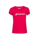 BABOLAT EXERCISE BABOLAT TEE WOMEN Red Rose Hthr