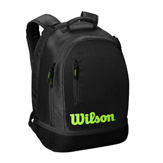 WILSON TEAM BACKPACK Schwarz/Gr&uuml;n