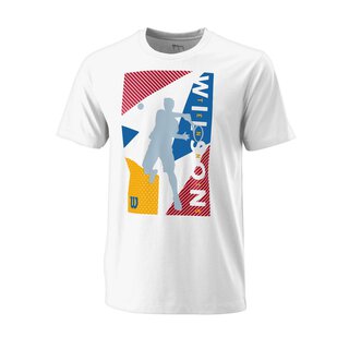 WILSON GEO PLAY TECH TEE M Bijela