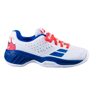 BABOLAT PULSION ALL COURT KID White/Dazzling Blue