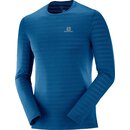 SALOMON XA LS TEE M Poseidon/Heather