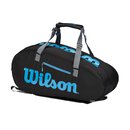 Wilson Ultra 9 PK Tennistasche Schwarz Blau Premium...