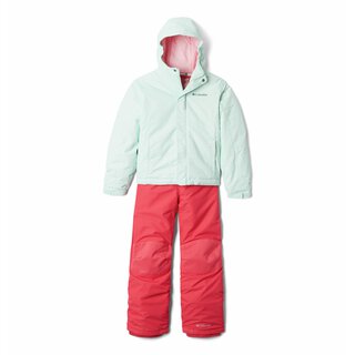COLUMBIA BUGA SET JUNIOR COLUMBIA BUGA SET Kinder Skianzug Sea Ice Sparklers Print/Pink Orchid