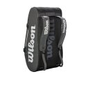 WILSON SUPER TOUR 3 COMPARTMENT TENNIS BAG Crna/Siva