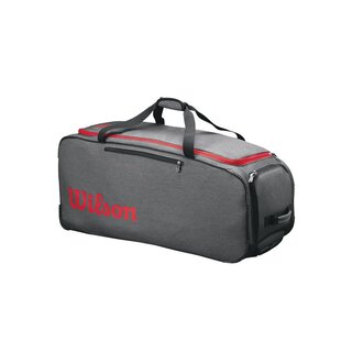 WILSON TRAVELER WHEELED COACH DUFFEL Grau/Rot