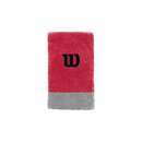 WILSON EXTRA WIDE W WRISTBAND Crvena/Siva