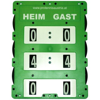 Tennis Scoreboard Spielstand Anzeigetafel Z&auml;hltafel Pointer for Match M Neo (60 cm x 46 cm)
