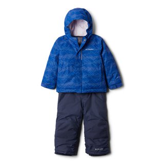 COLUMBIA BUGA SET JUNIOR COLUMBIA BUGA SET Kinder Skianzug Bright Indigo Dot Space Print/Bright Indigo