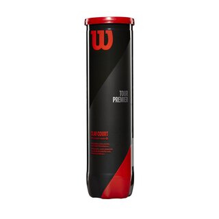 WILSON TOUR PREMIER CLAY TBALL BOX (18x4 ball can)