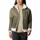 COLUMBIA BUNDLE UP FULL ZIP FLEECE Bijela/Zelena