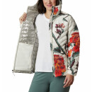 COLUMBIA POWDER LIGHT HOODED JACKET Chalk Botanica Print