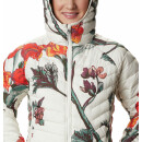 COLUMBIA POWDER LIGHT HOODED JACKET Chalk Botanica Print