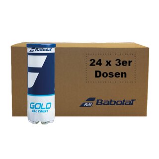 BABOLAT GOLD ALL COURT X3 BALL BOX (24x3 ball can)