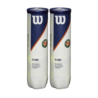 Wilson Roland Garros All Court 4 Ball 2 Pack