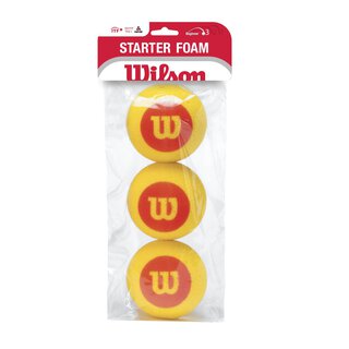 WILSON STARTER FOAM 3 PK BALL KINDER TENNISB&Auml;LLE