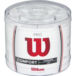 Wilson Pro Overgrip Griffb&auml;nder 60 St&uuml;ck Box / Wei&szlig;