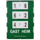 Tennis Scoreboard Spielstand Anzeigetafel Z&auml;hltafel...