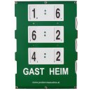 Tennis Scoreboard Spielstand Anzeigetafel Z&auml;hltafel...
