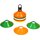 SAUCER CONES Set of 50