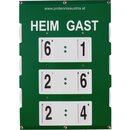 Tennis Scoreboard Spielstand Anzeigetafel Z&auml;hltafel...