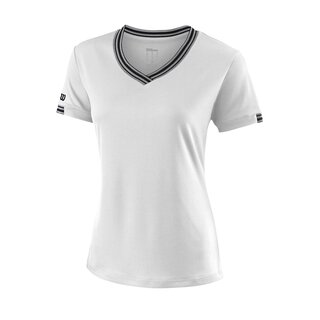 WILSON TEAM V-NECK W Wei&szlig;