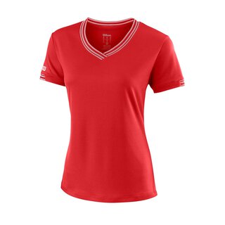 WILSON TEAM V-NECK W Wilson Red