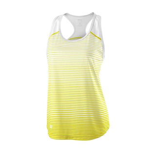WILSON TEAM STRIPED TANK W Gelb/Wei&szlig;