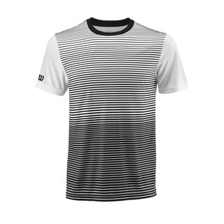 WILSON TEAM STRIPED CREW M Black/White
